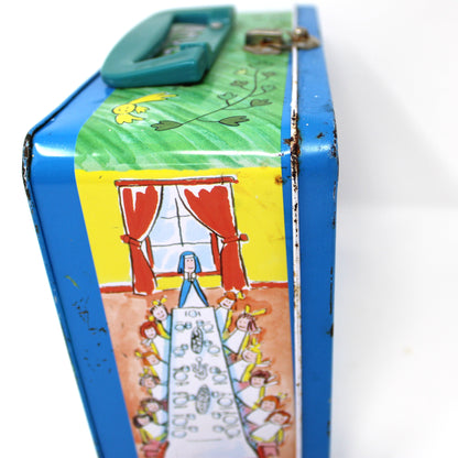 Box, Schylling, Metal School Lunch Box, Madeline in Paris Children's Cartoon, Bemelmans, Vintage