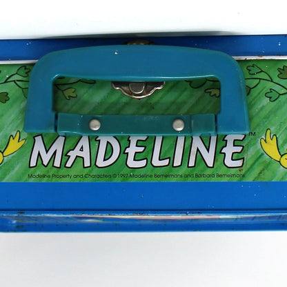 Box, Schylling, Metal School Lunch Box, Madeline in Paris Children's Cartoon, Bemelmans, Vintage