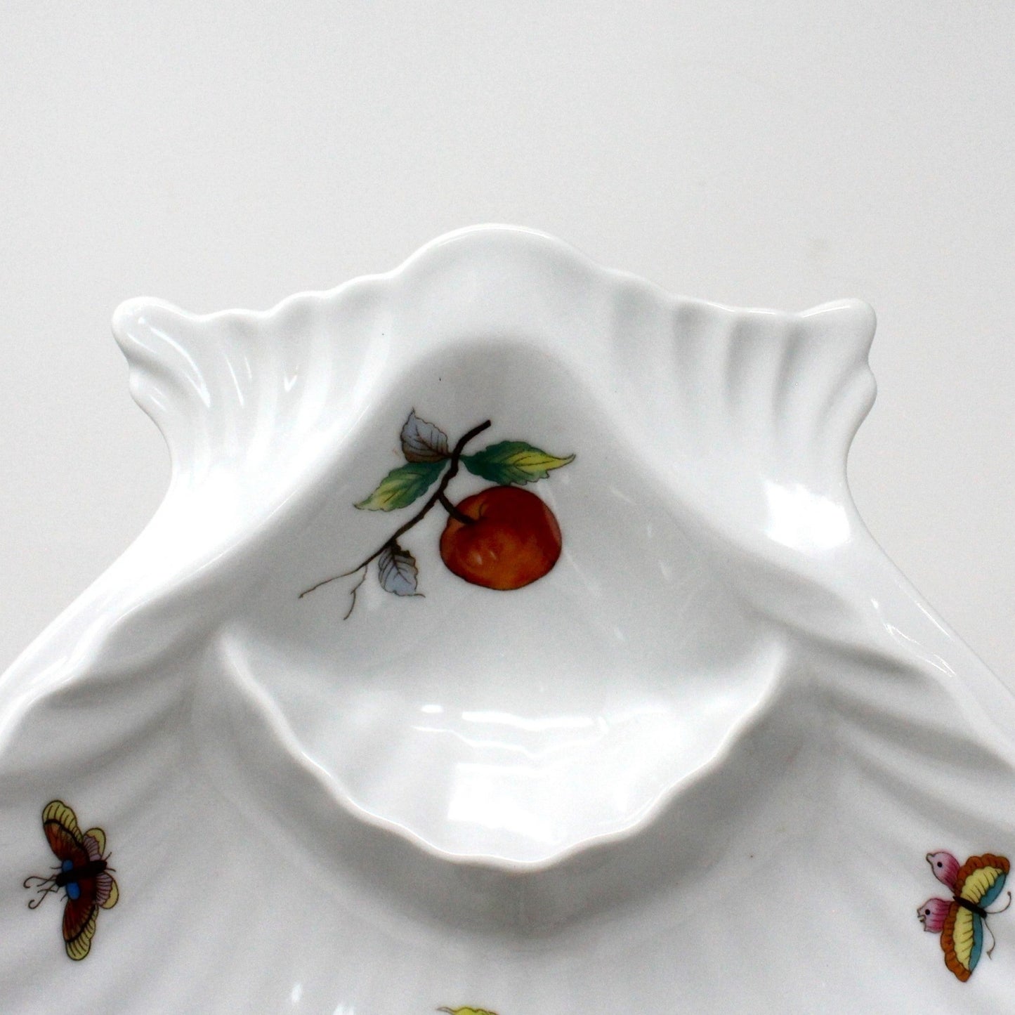 Divided Dish, Royal Worcester, Evesham, Shell Crudite, Vintage