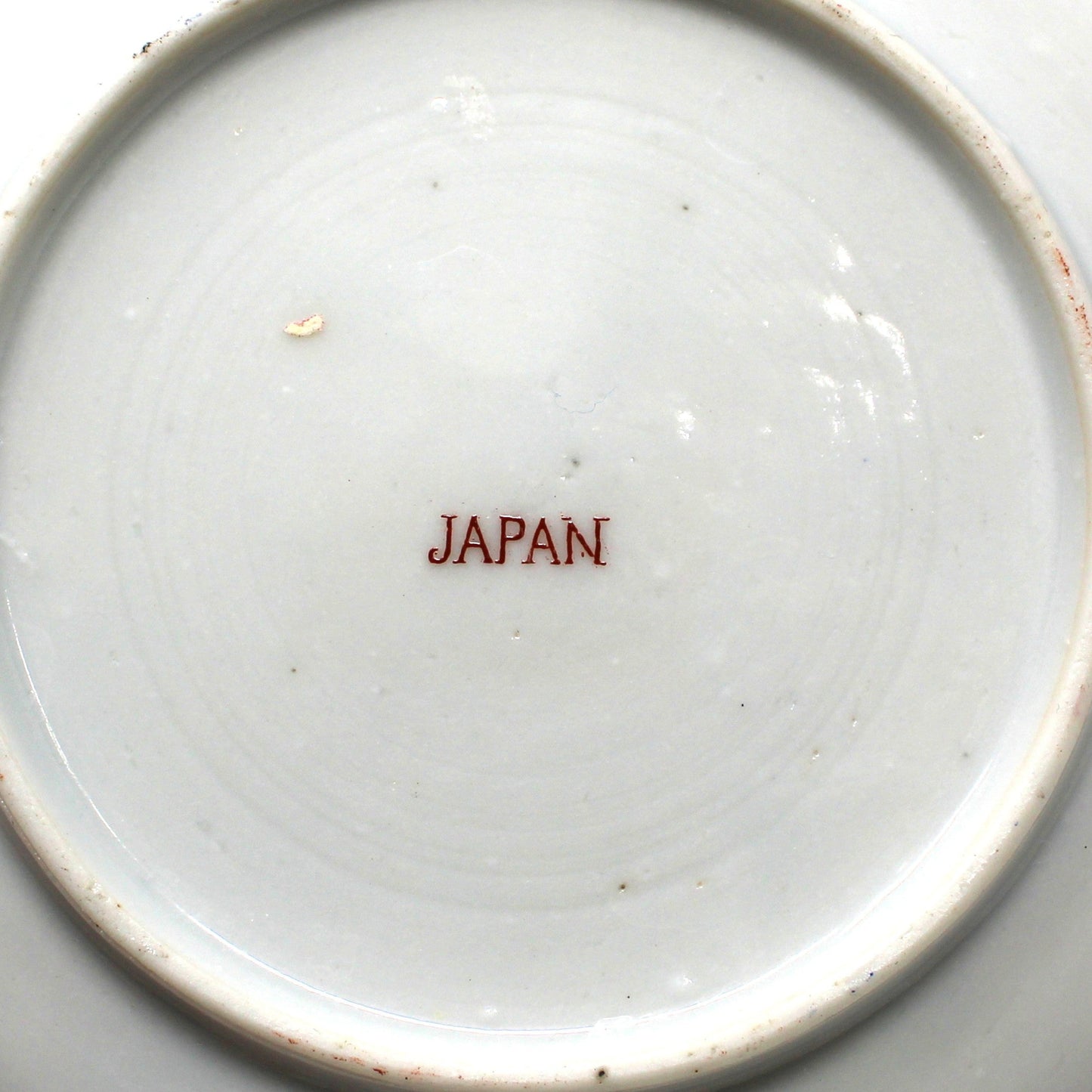 Teacup and Saucer, Geisha Girl, Hand Painted Women in Garden, Cobalt Blue, Japan, Antique