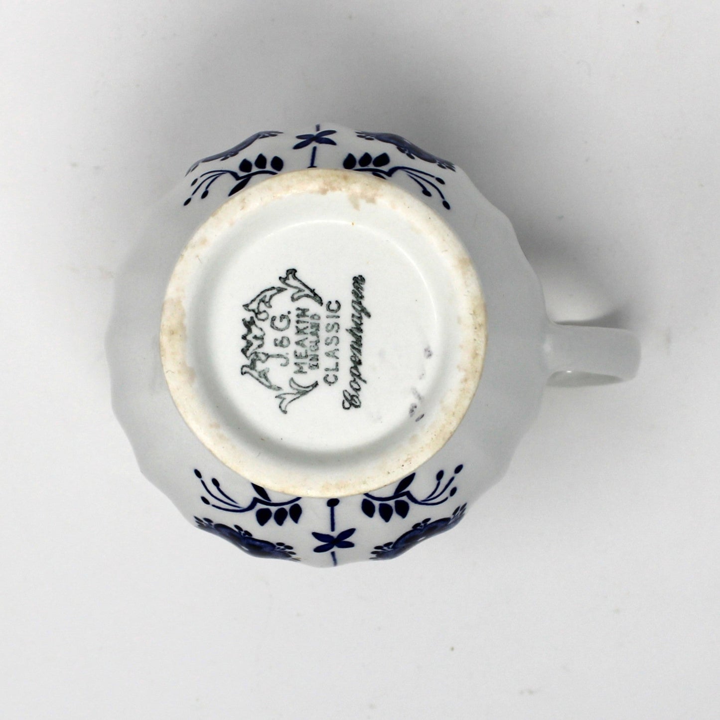 Creamer, J & G Meakin, Copenhagen, Blue & White English Ironstone, Vintage