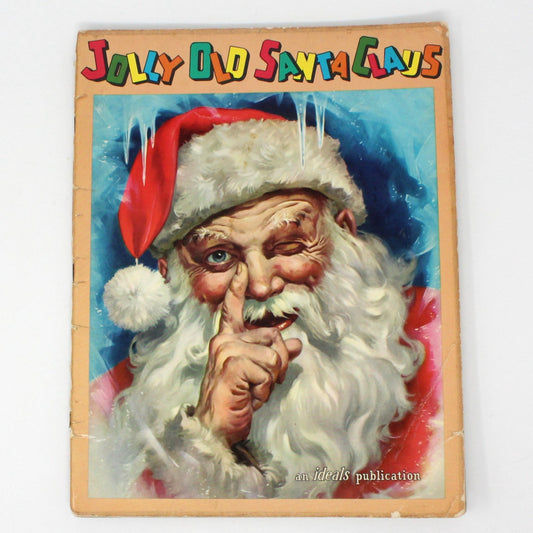 Children's Book, Ideals Publishing, Jolly Old Santa Claus, Softcover, Vintage