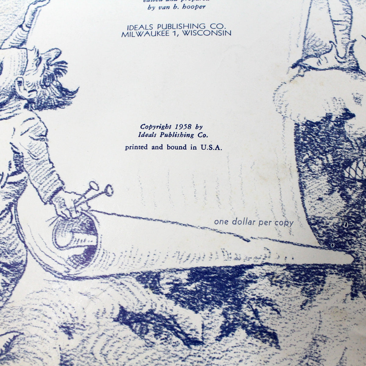 Children's Book: Ideals Publishing, Jolly Old Santa Claus, Softcover, Vintage 1958, SOLD