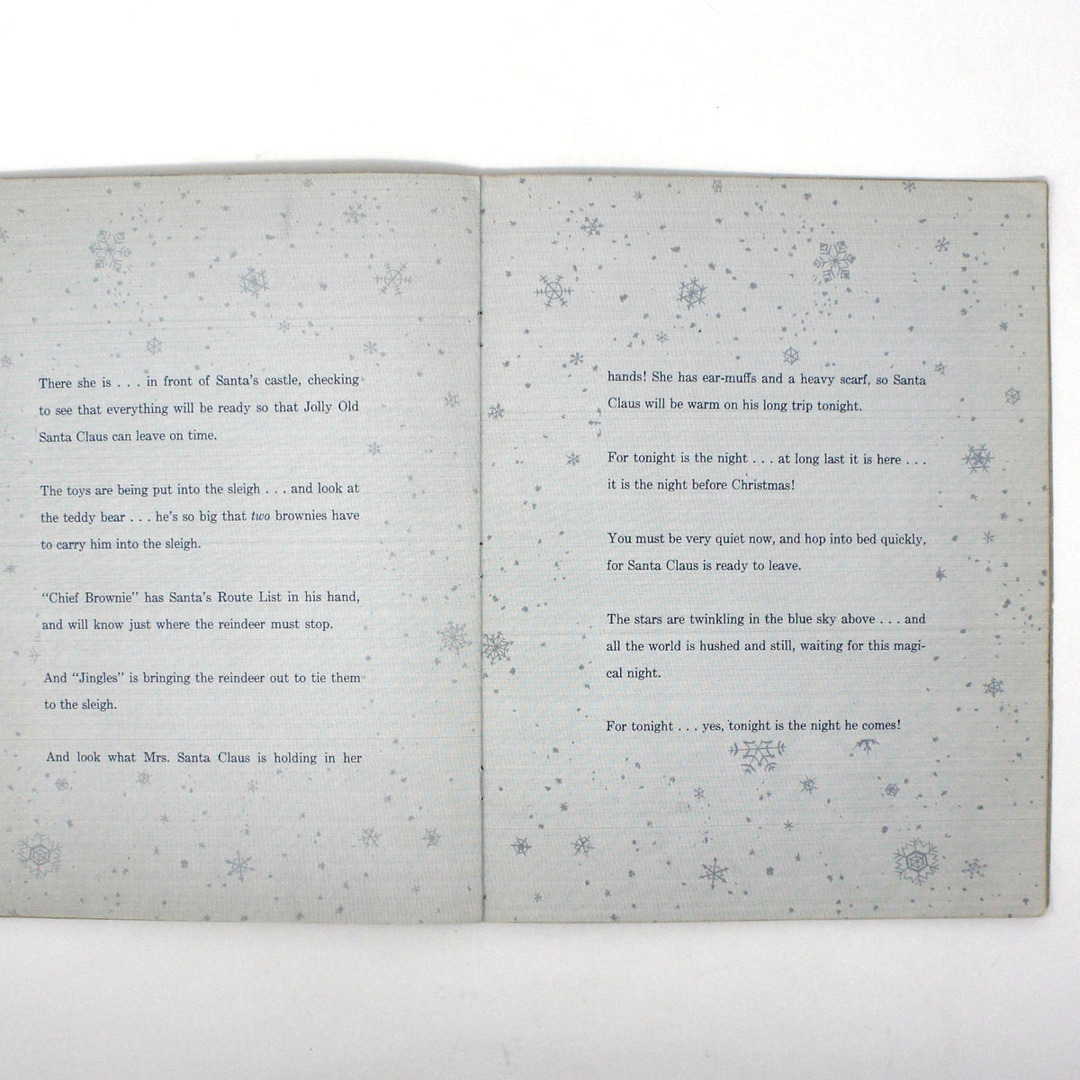 Children's Book: Ideals Publishing, Jolly Old Santa Claus, Softcover, Vintage 1958, SOLD