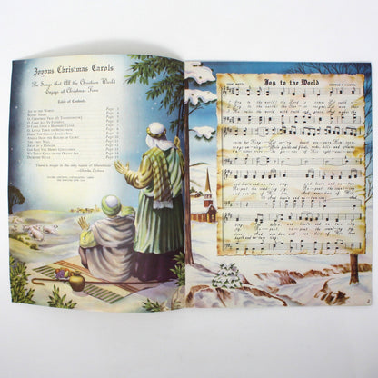 Song Book / Lead Sheet, Joyous Christmas Carols, Vintage Promotional Item