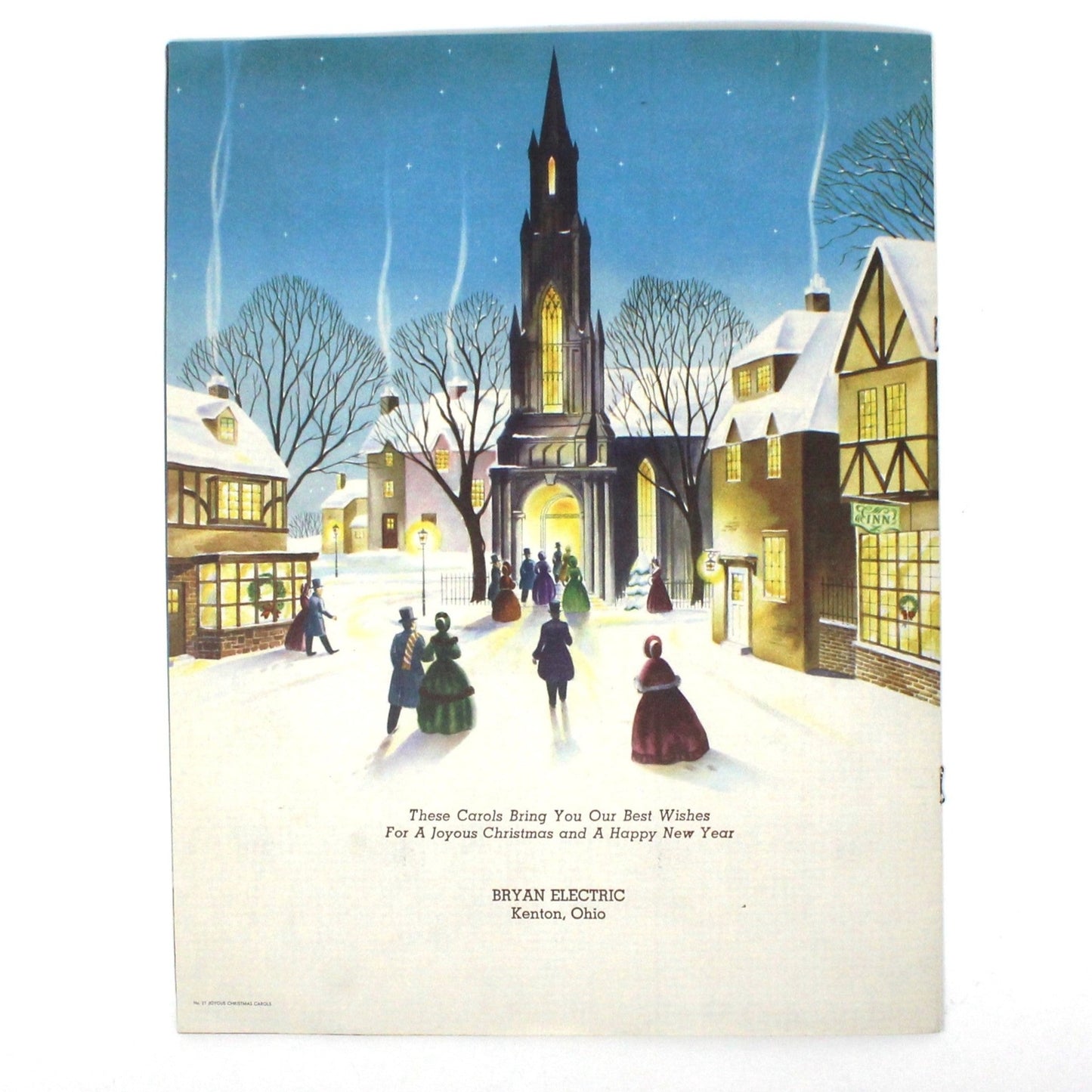 Song Book / Lead Sheet, Joyous Christmas Carols, Vintage Promotional Item