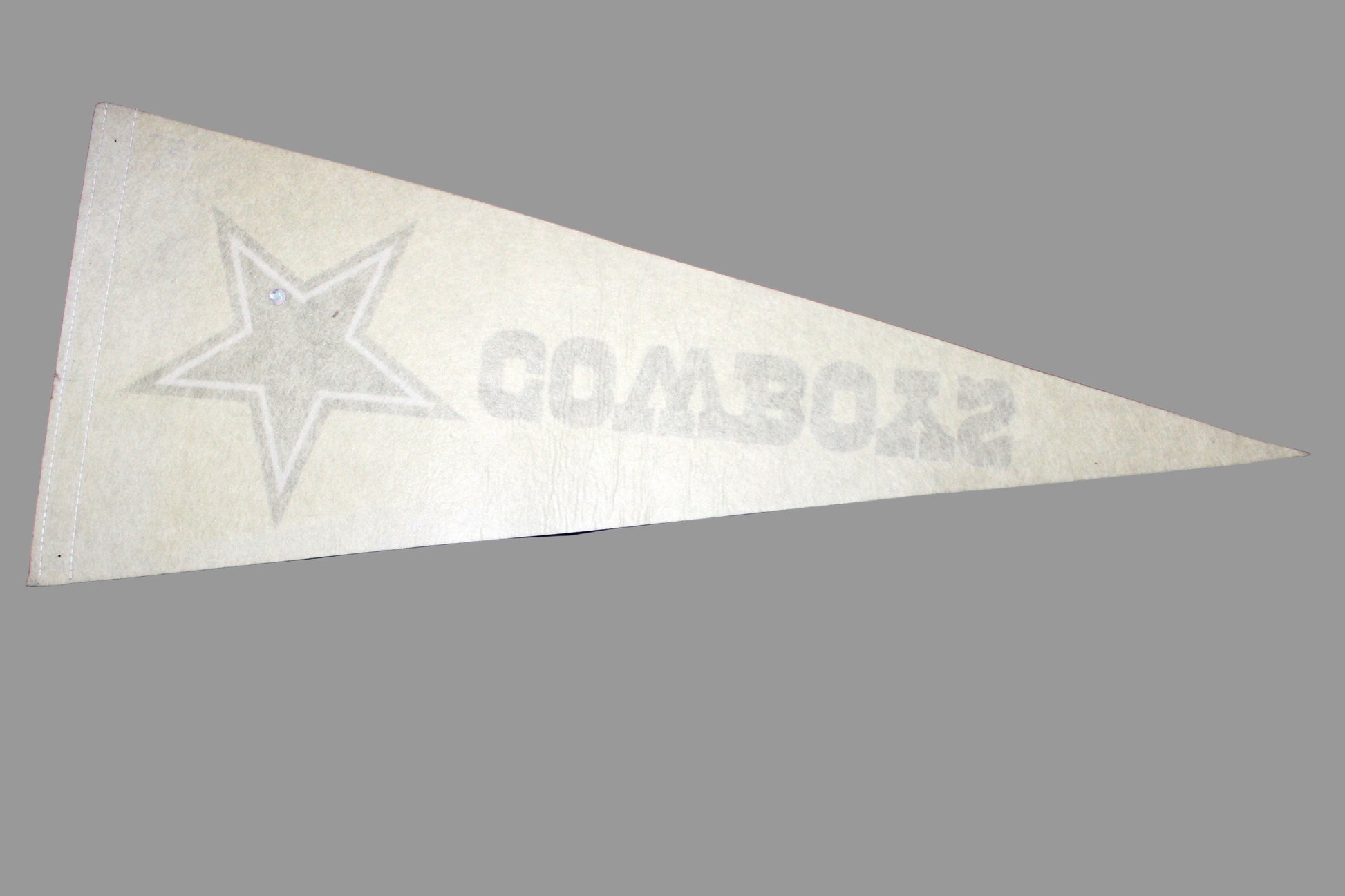 pennant with star logo and 'Cowboys' text on a blue background