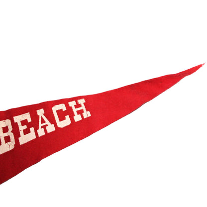 Pennant, Myrtle Beach, SC Souvenir Collectible, Vintage 25"