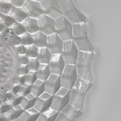 Cake Plate, Indiana Glass, American Whitehall, Footed, 3-Toed Clear Glass Serveware, Vintage