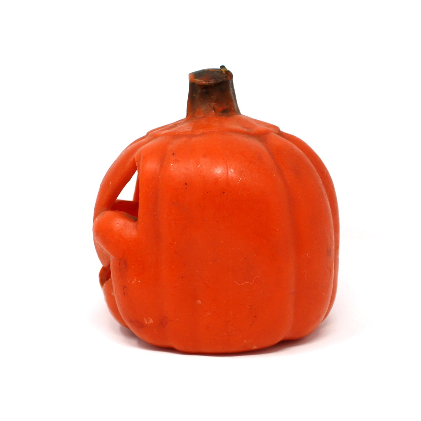 Candle, Gurley Novelty, Figural Halloween Pumpkin, Jack O Lantern, Vintage