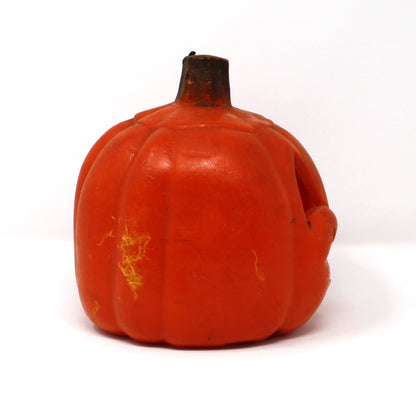 Candle, Gurley Novelty, Figural Halloween Pumpkin, Jack O Lantern, Vintage