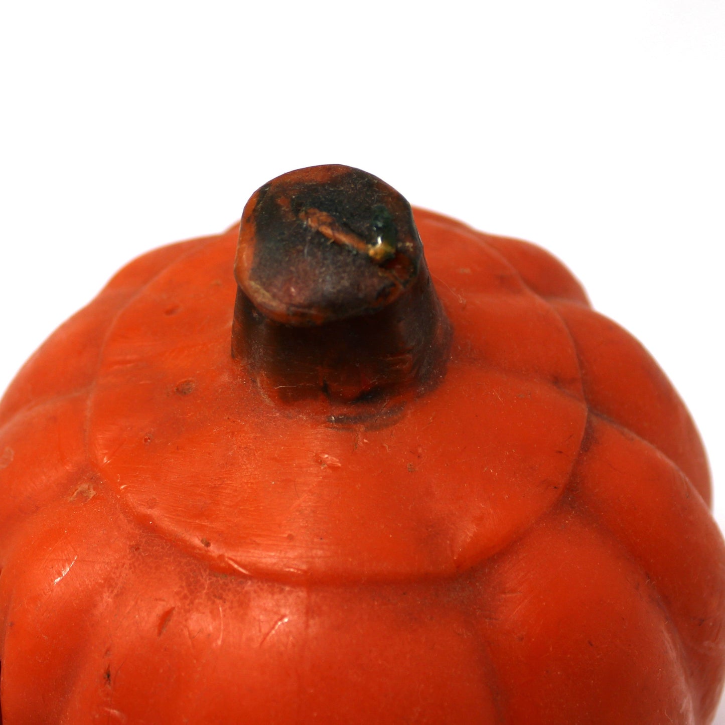 Candle, Gurley Novelty, Figural Halloween Pumpkin, Jack O Lantern, Vintage
