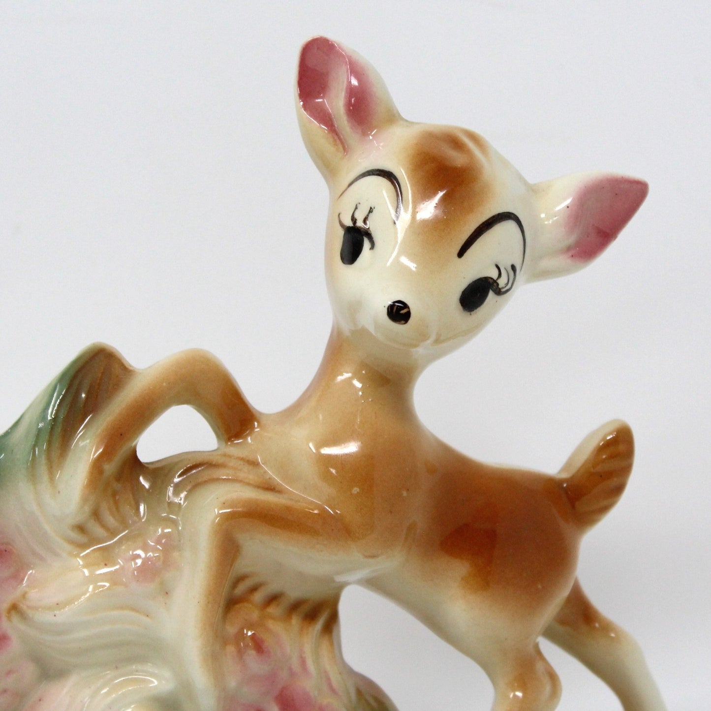 Planter, Walt Disney Productions, Bambi Deer Figurine Planter, Vintage