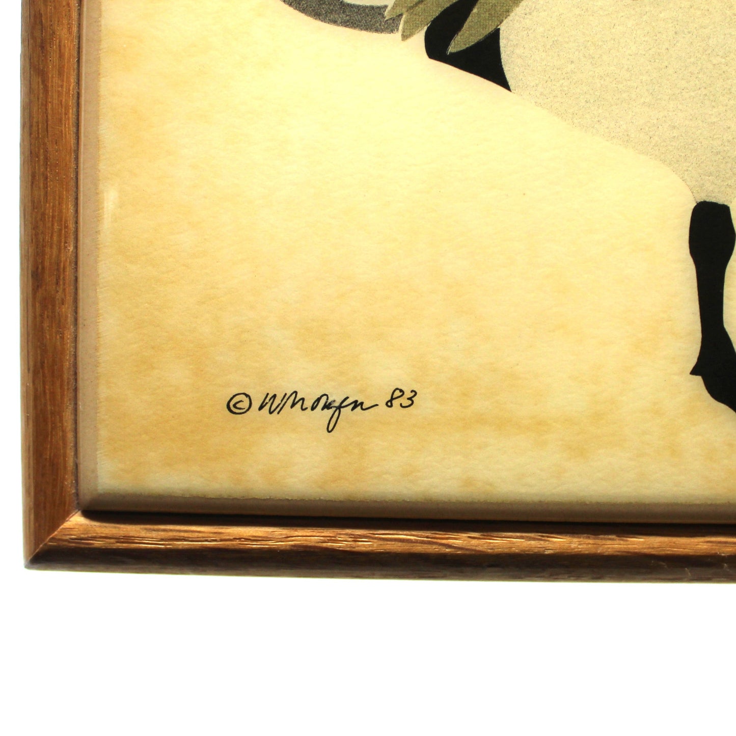 Box, Jewelry Box, Mallard Duck Tile Insert, Artist Signed W. Morgan, Vintage