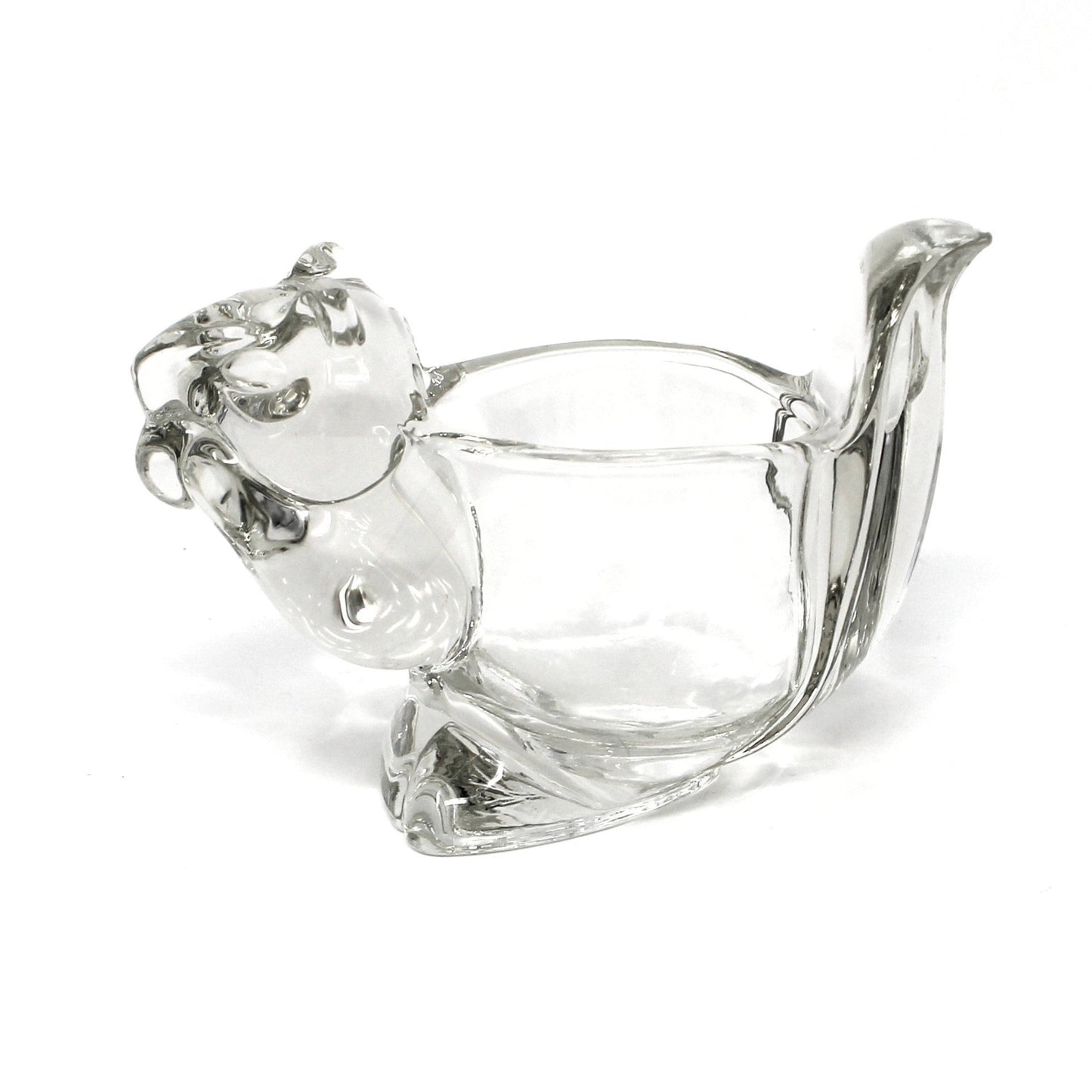 Candle Holder, Avon, Figural Glass Squirrel, Votive / Tealight Holder, Vintage