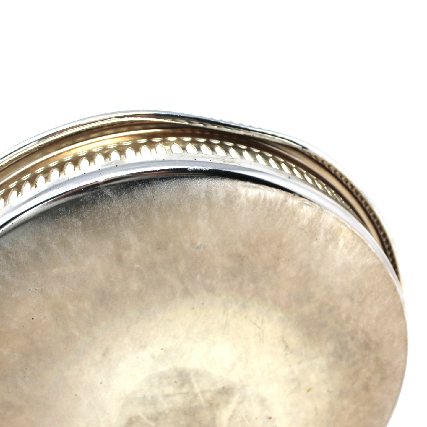 Tray, Silverplate with Glass Liner, Divided 5 Part Relish Dish, Servingware, England, Vintage