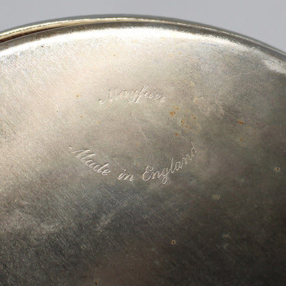 Tray, Silverplate with Glass Liner, Divided 5 Part Relish Dish, Servingware, England, Vintage