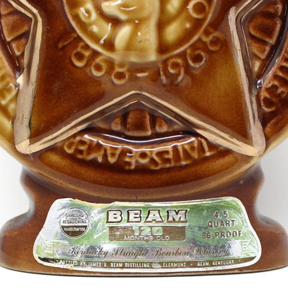 Decanter with Stopper, Jim Beam, Elks Lodge Centennial 1868 - 1968, Vintage