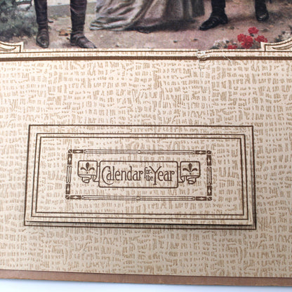 Calendar, Original, F.A.S Lithograph, George Washington & Lafayette, Vintage 1931, 19"