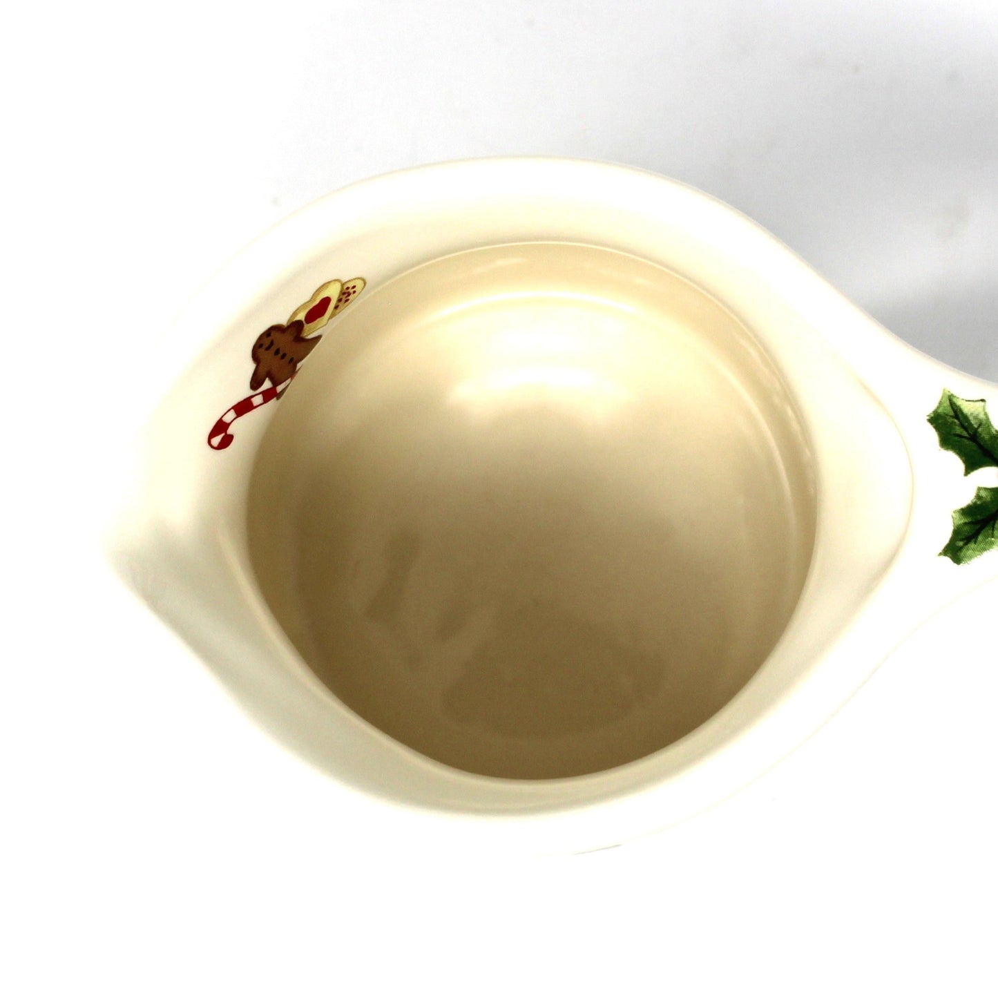 Milk Pitcher / Creamer, Pfaltzgraff, Christmas Sugar Plum, Holiday Stoneware, Vintage