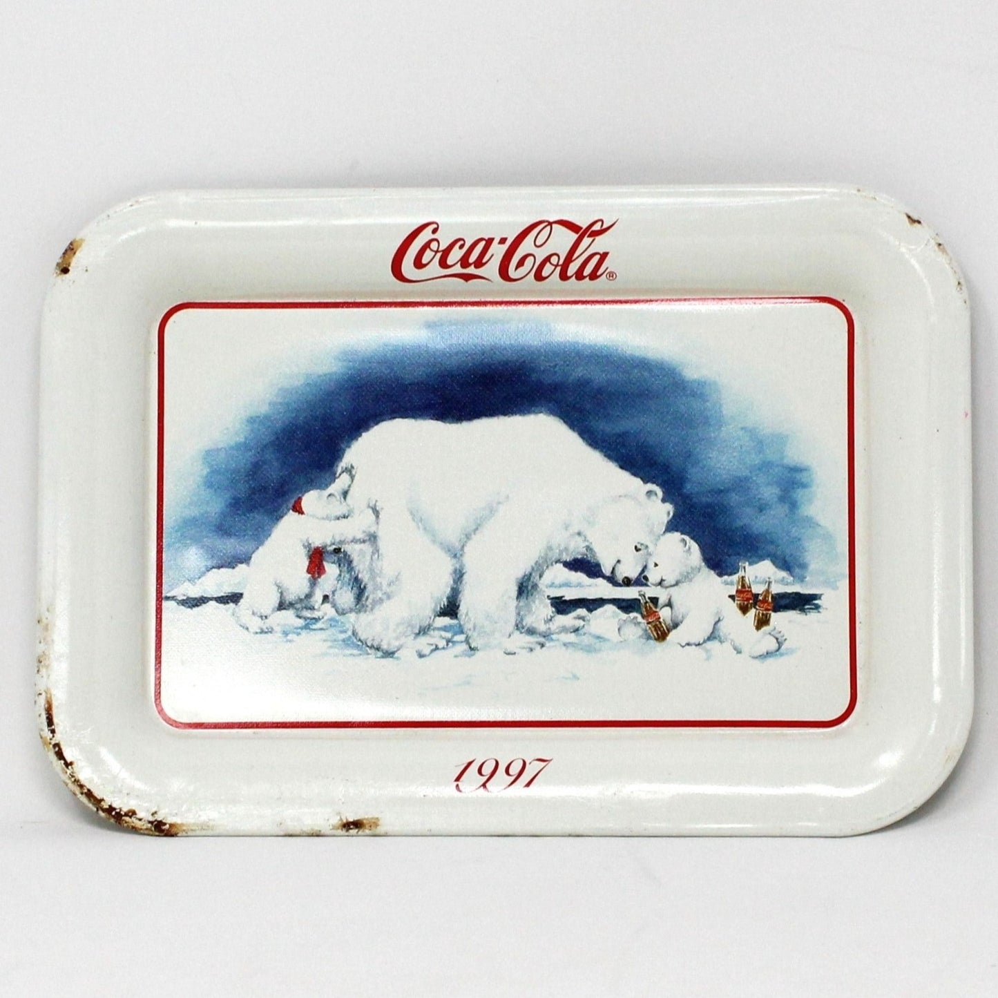 Trays, Coca Cola, Collectible Mini Change Trays, Set of 3,  1989, '91, '97,