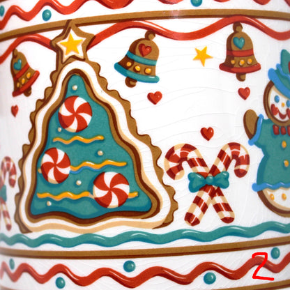 Cookie Jar, Teleflora, Gingerbread House Christmas Jar / Canister, Vintage