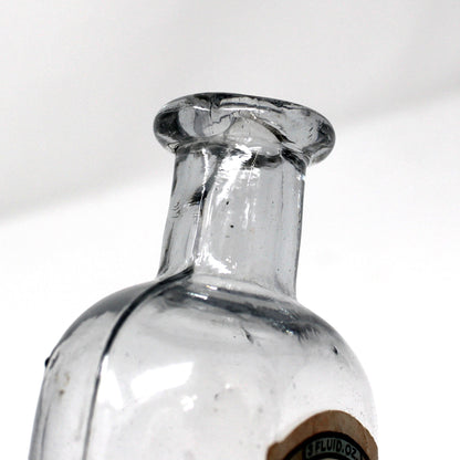 Extract Bottle, W T Rawleigh, Extract of Orange, Original Label, Cork Closure, Antique