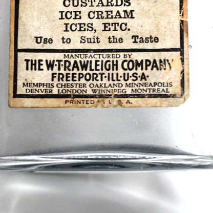 Extract Bottle, W T Rawleigh, Extract of Orange, Original Label, Cork Closure, Antique