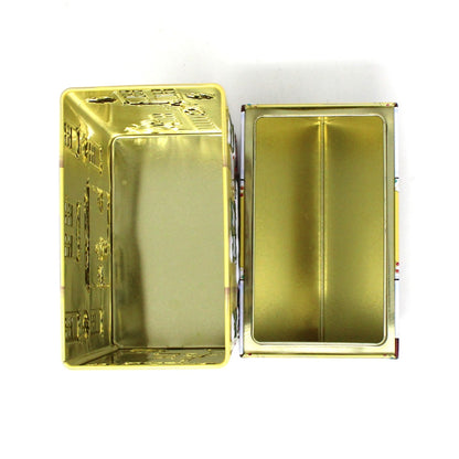 Gift Tin / Cookie Tin, Harry London, Christmas Village Tin, Yellow House, SOLD
