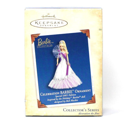 Ornament, Hallmark, Celebration Barbie #6, 2005