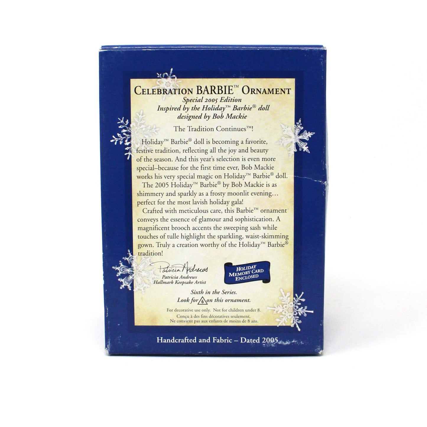 Ornaments, Hallmark, Celebration Barbie #6, 2005
