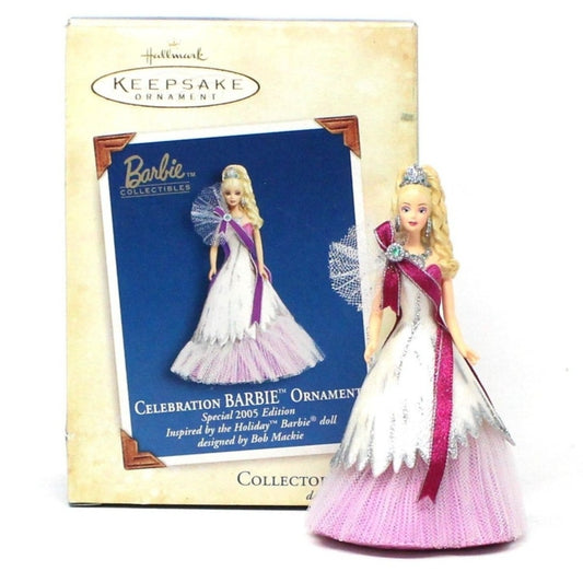 Ornament, Hallmark, Celebration Barbie #6, 2005