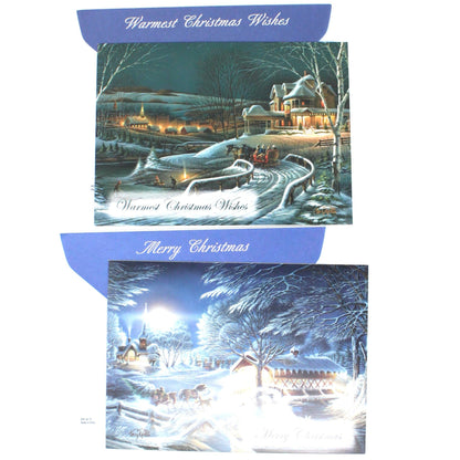 Greeting Card / Christmas, Set of 7 Cards, True Meaning of Christmas Collection, Terry Redlin, Unused w/Envelopes, Vintage, SOLD
