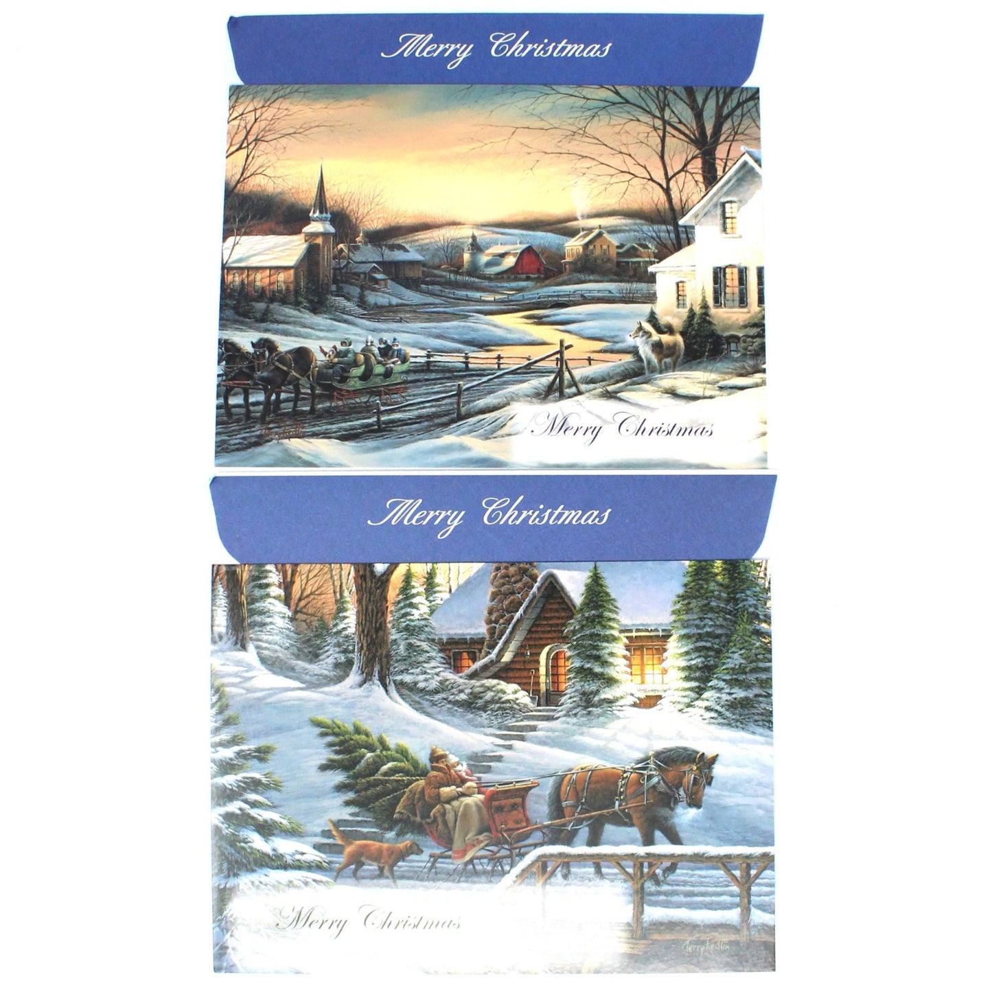 Greeting Card / Christmas, Terry Redlin, True Meaning of Christmas, Set of 7