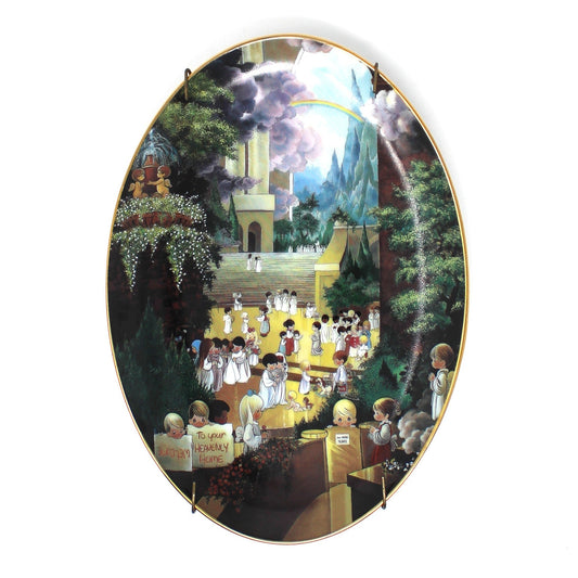Decorative Plate, Hamilton Collection, Precious Moments, Hallelujah Square, Vintage 1995