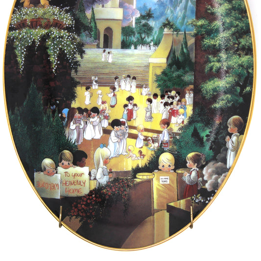 Decorative Plate, Hamilton Collection, Precious Moments, Hallelujah Square, Vintage 1995