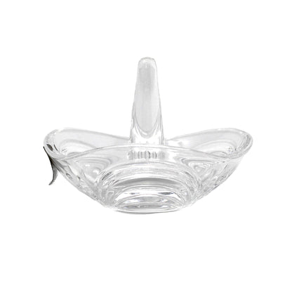 Ring Holder, Royal Crystal Rock, RCR, Aurea 24% Lead Crystal, Italy, Vintage