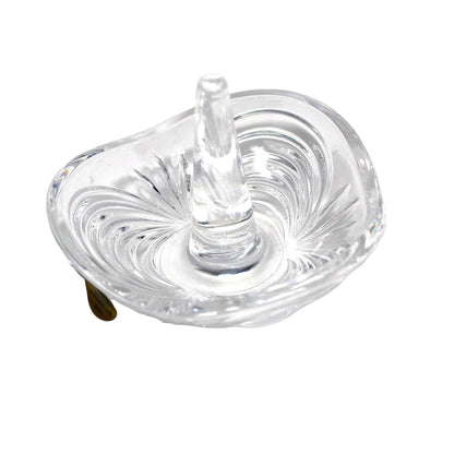 Ring Holder, Royal Crystal Rock, RCR, Aurea 24% Lead Crystal, Italy, Vintage