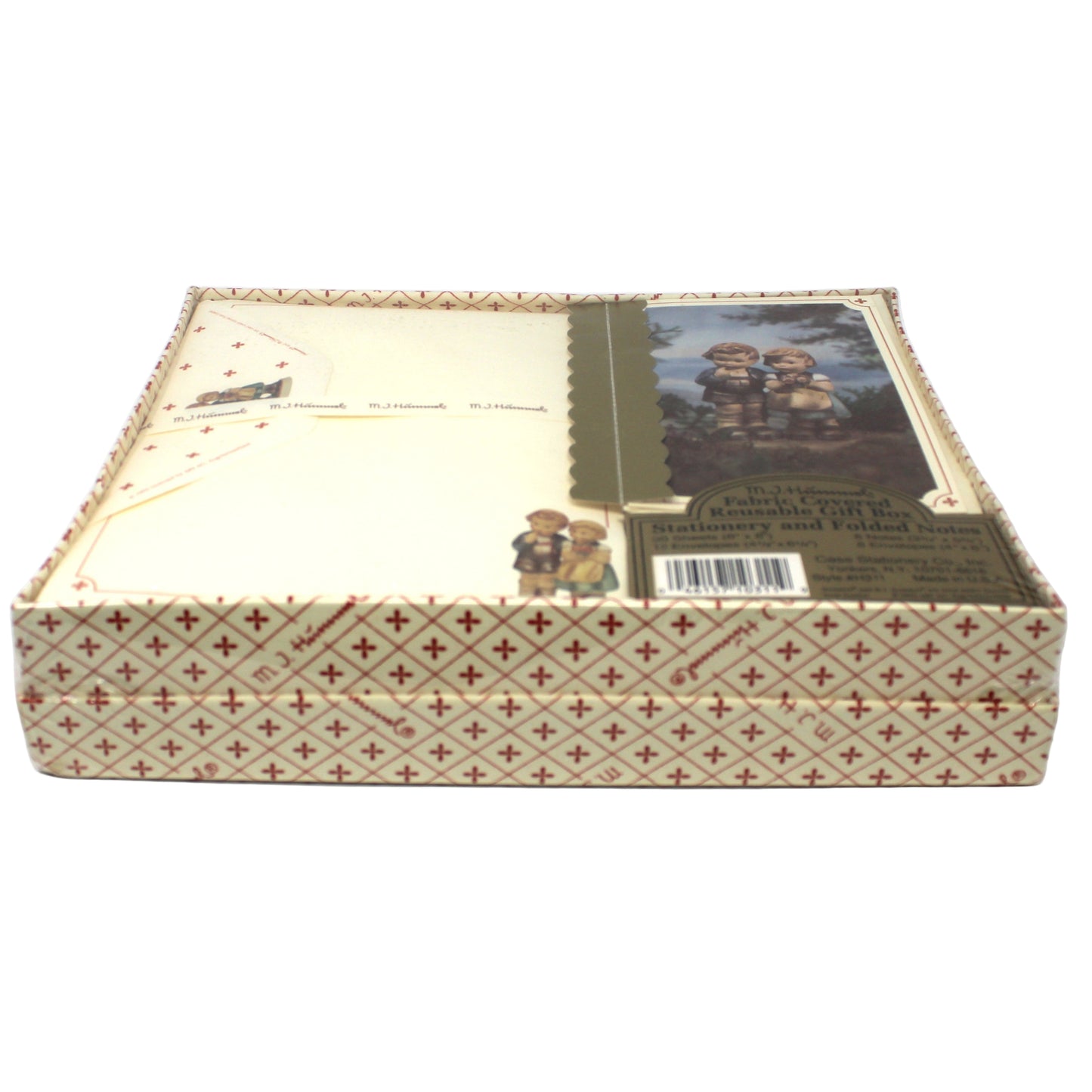 Stationery, Hummel, We Congratulate, Fabric Covered Gift Box, Unused Case Stationery Co, Vintage