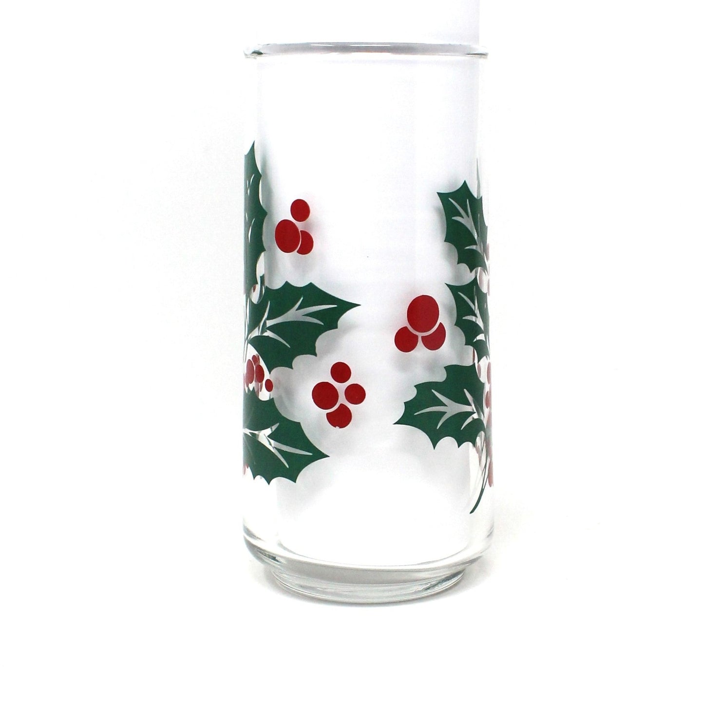 Vintage Bartlett Collins Holly & Berries Christmas Highball