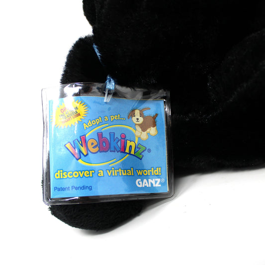 Plush Toy, GANZ, Black Stallion, Webkinz Virtual Pet, Collectible Unused Code, 2007