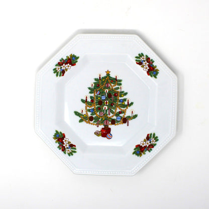 Dinnerware, Fairfield, Peace on Earth Christmas Tree Pattern, Service for 4 (16 Pcs), Vintage