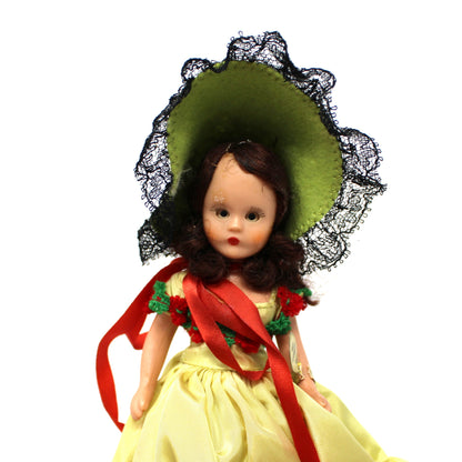 Dolls, Nancy Ann Storybook, December Girl, Just a Dear #198  in Original Box, Vintage