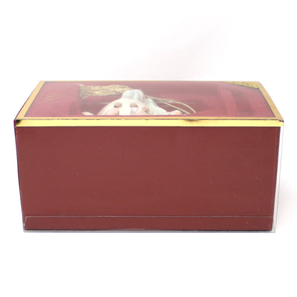 Ornaments, Lenox, Snowman Hugging Teddy in Box, Collectible Series, Porcelain 2002