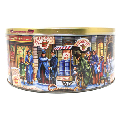 Gift Tin / Cookie Tin, Jacobsen Bakery, Royal Castle, Collectible Tin Denmark