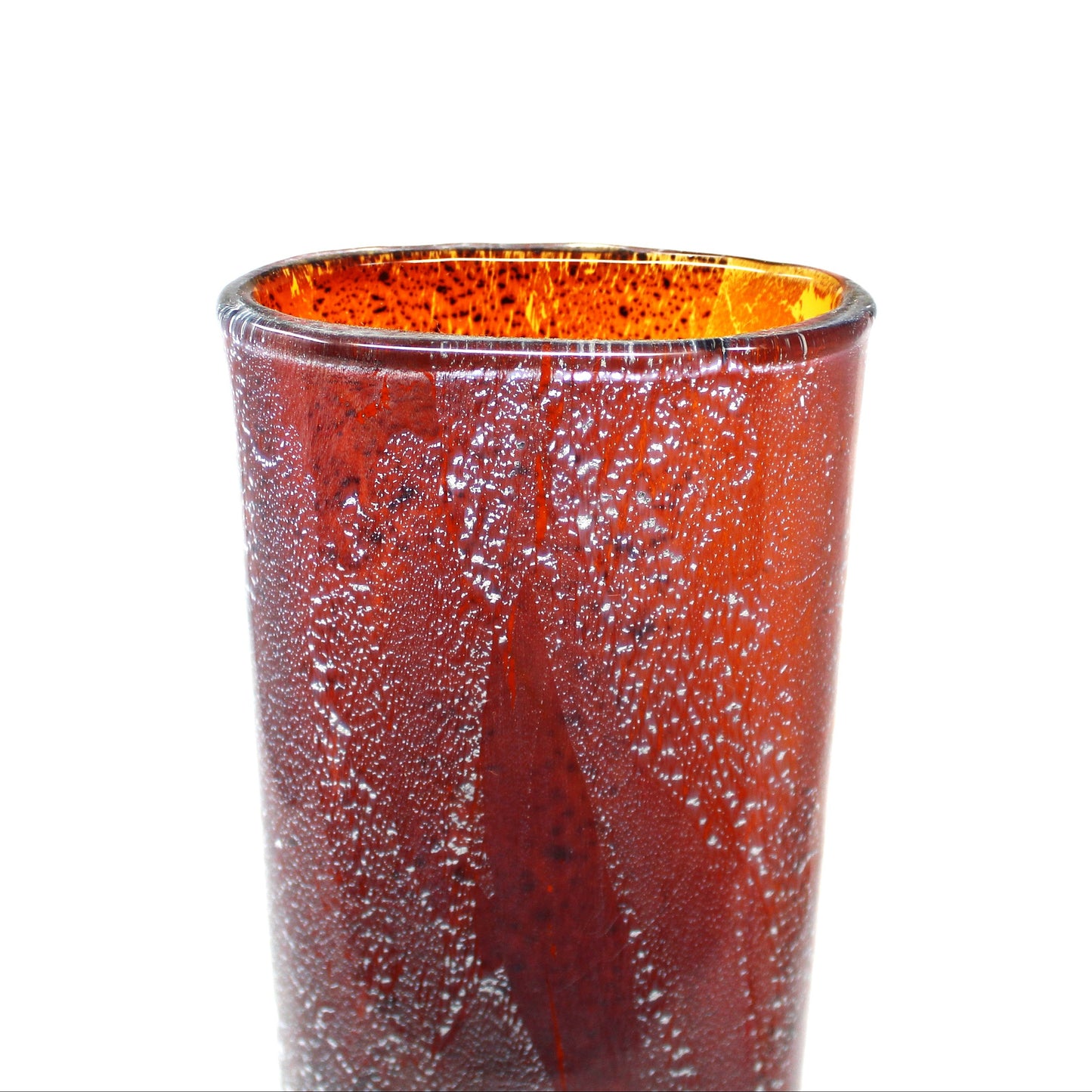 Vase, John Richard Collection, Art Glass Floral Vase, Modern Amber Glass, RARE, Vintage