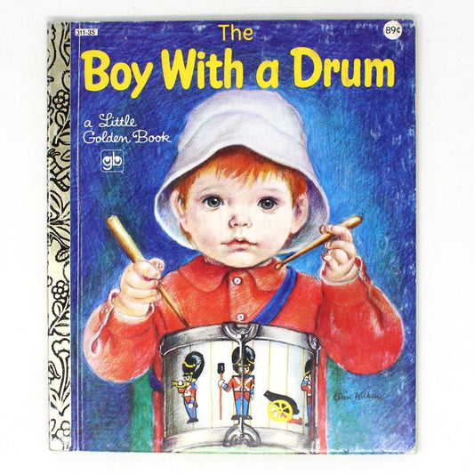Children's Book, Little Golden Book, The Boy with a Drum, Hardcover, Vintage 1980