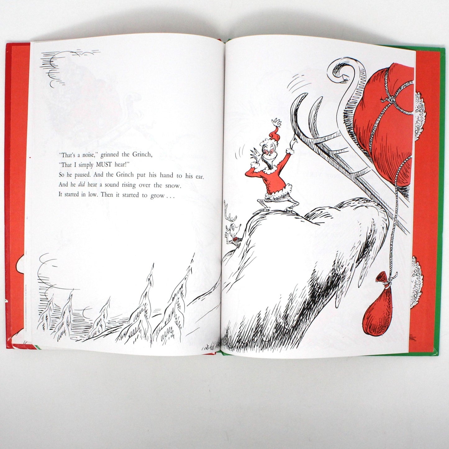 Children's Book, How The Grinch Stole Christmas, Seuss, Hardcover, Vintage 1991