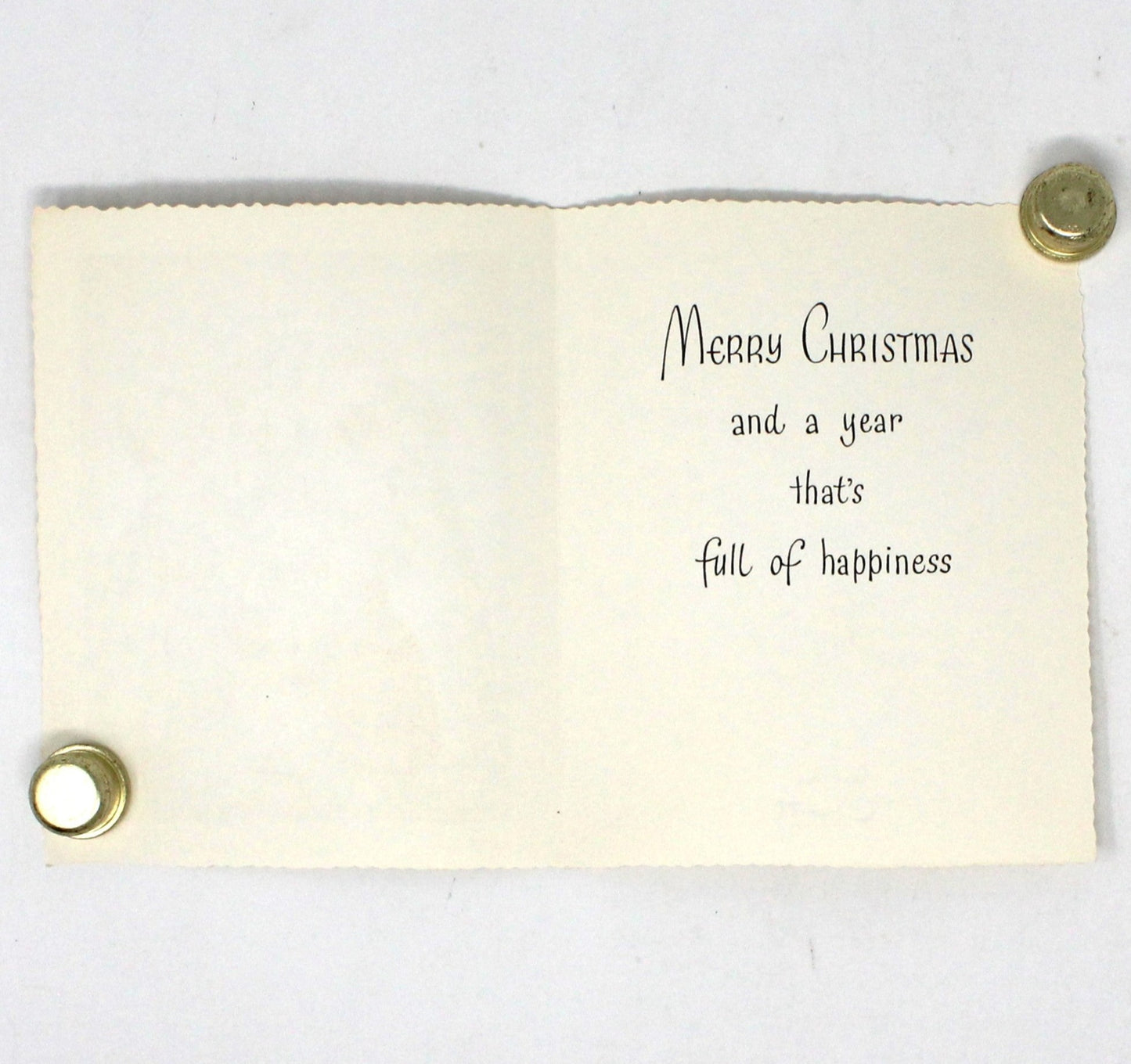 Greeting Card / Christmas Card, Angels with Tree / Violin, Glitter, Unused with Envelope, Original Coronet, Vintage Set of 2