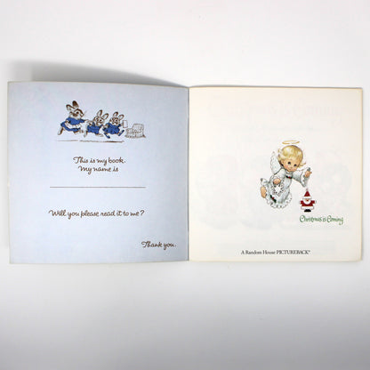 Children's Book, Christmas is Coming, Ruth Morehead Holly Babes, Softcover, Vintage 1990